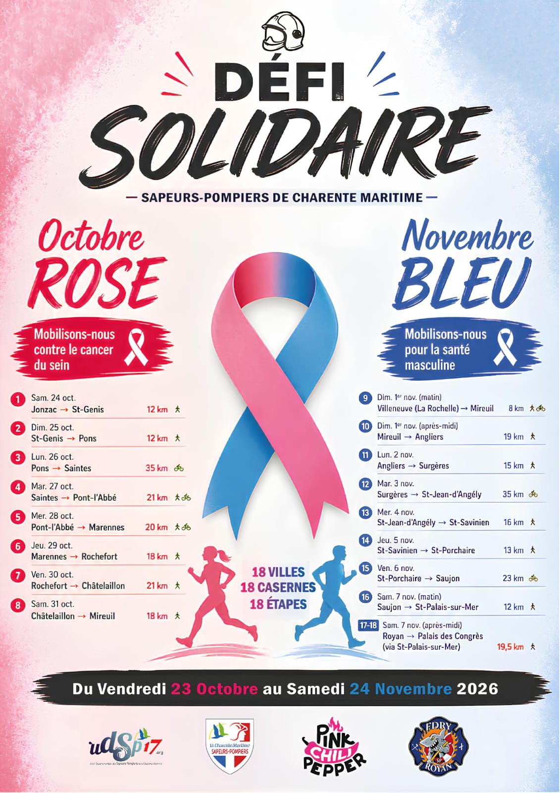 Affiche officielle du Défi Solidaire 2026
